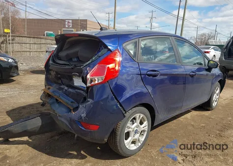 2016 Ford Fiesta Se из США, поврежденный, VIN 3FADP4EJXGM154217